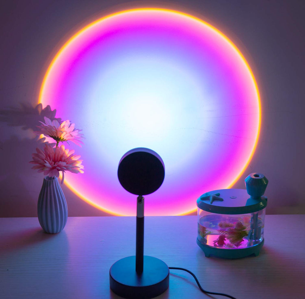 Proyector de luz LED puesta de sol "¡Tus fotos y videos nunca serán los mismos!" 📸🎥