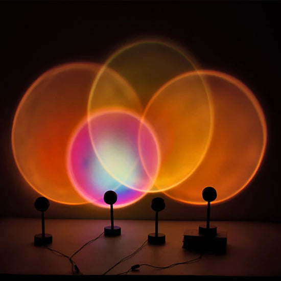 Proyector de luz LED puesta de sol "¡Tus fotos y videos nunca serán los mismos!" 📸🎥