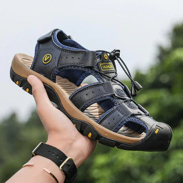 Sandalia Ortopédica Confort [ANTIDESLIZANTE] CON PUNTA Reforzada