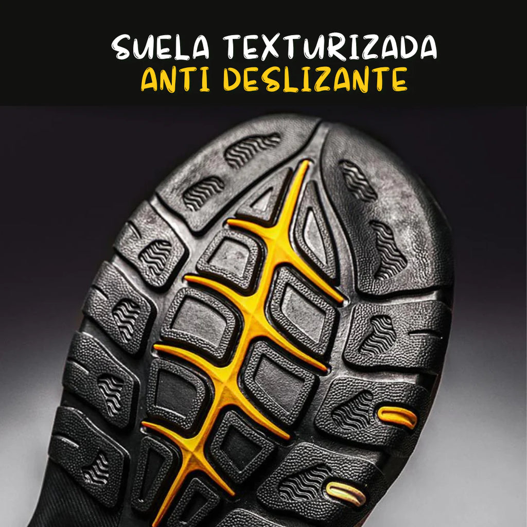 Sandalia Ortopédica Confort [ANTIDESLIZANTE] CON PUNTA Reforzada