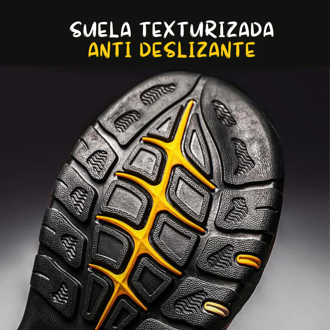 Sandalia Ortopédica Confort [ANTIDESLIZANTE] CON PUNTA Reforzada